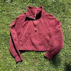 lululemon scuba oversized half-zip